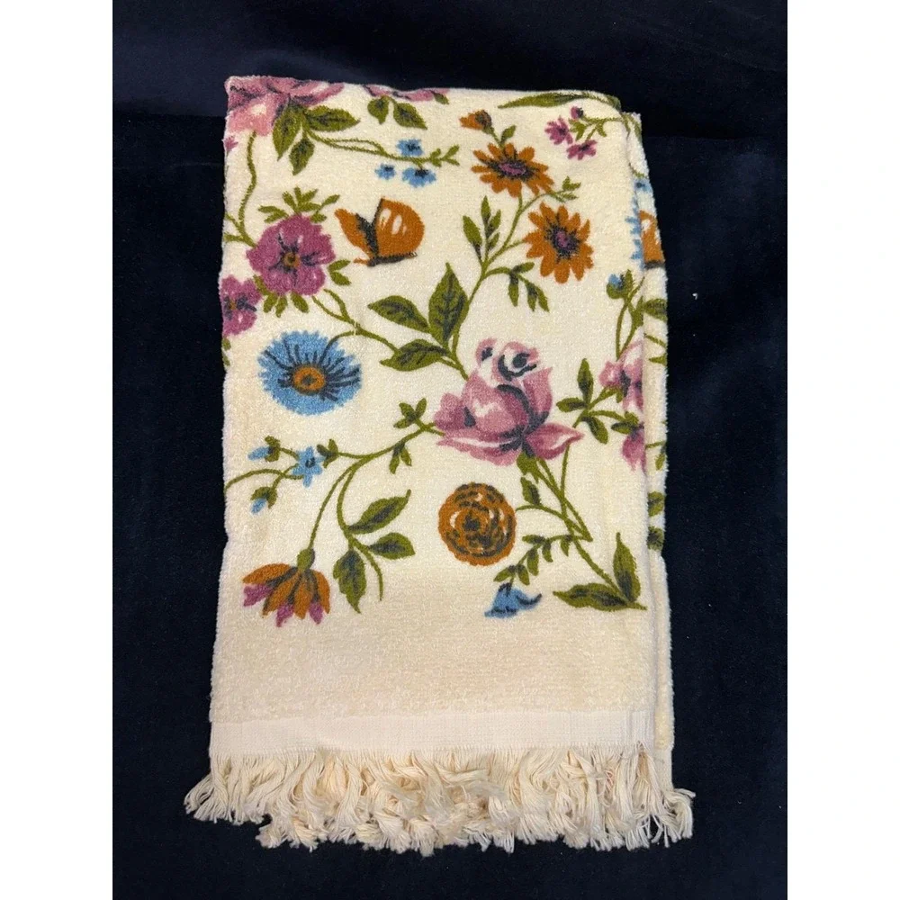Martex Vintage Towel Set 3 Piece Floral Grandma GrannyCore Cottage Core Bathroom